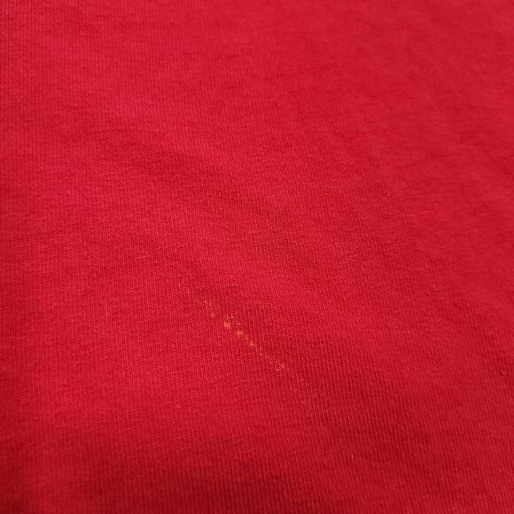 Diamond Casual Crew Neck Graphic Short Sleeve T-Shirt Mens Size L Red Black - Picture 3 of 10